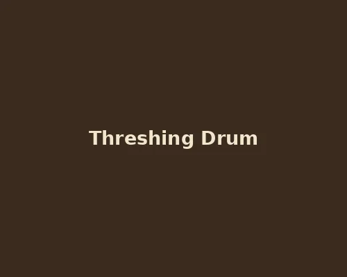 Threshing drum for wheat, paddy and other crops